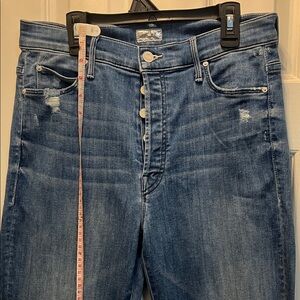 Mother Women's Blue high skinny Jeans